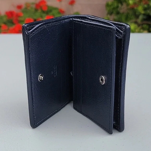 Gucci GG Marmont Pink Jacquard/Leather Women's Wallet - Picture 2 of 3